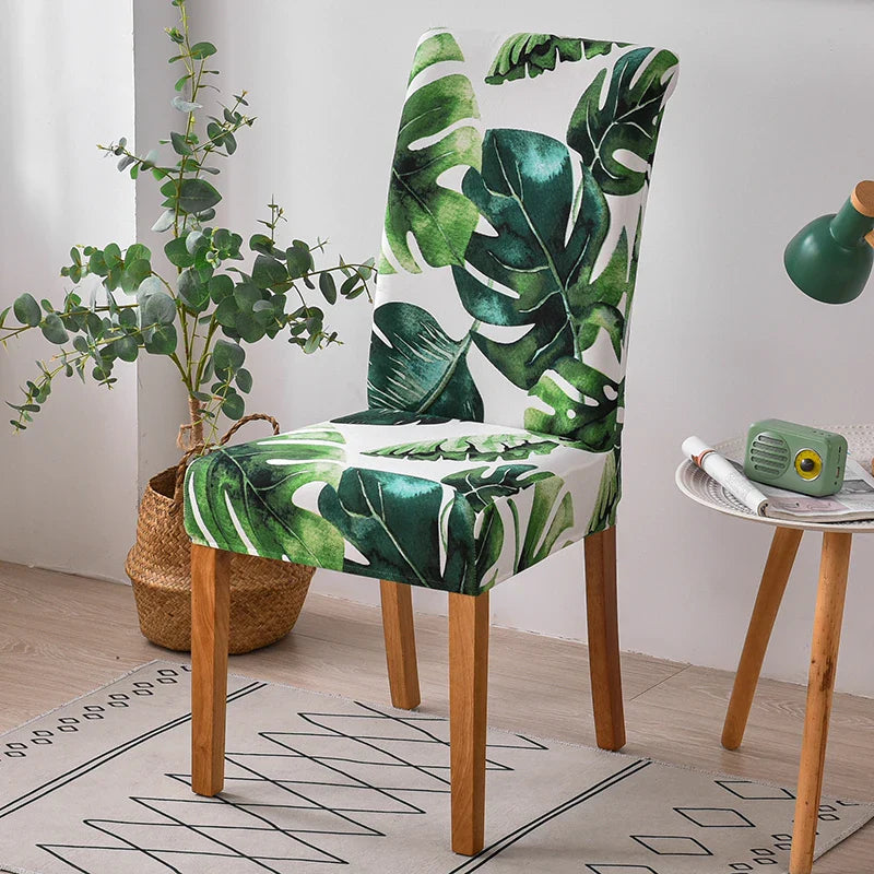 NEU - Elastische Stuhlhussen für alle gängigen Stuhlformen Blumen, Vögel uvm. - NEU