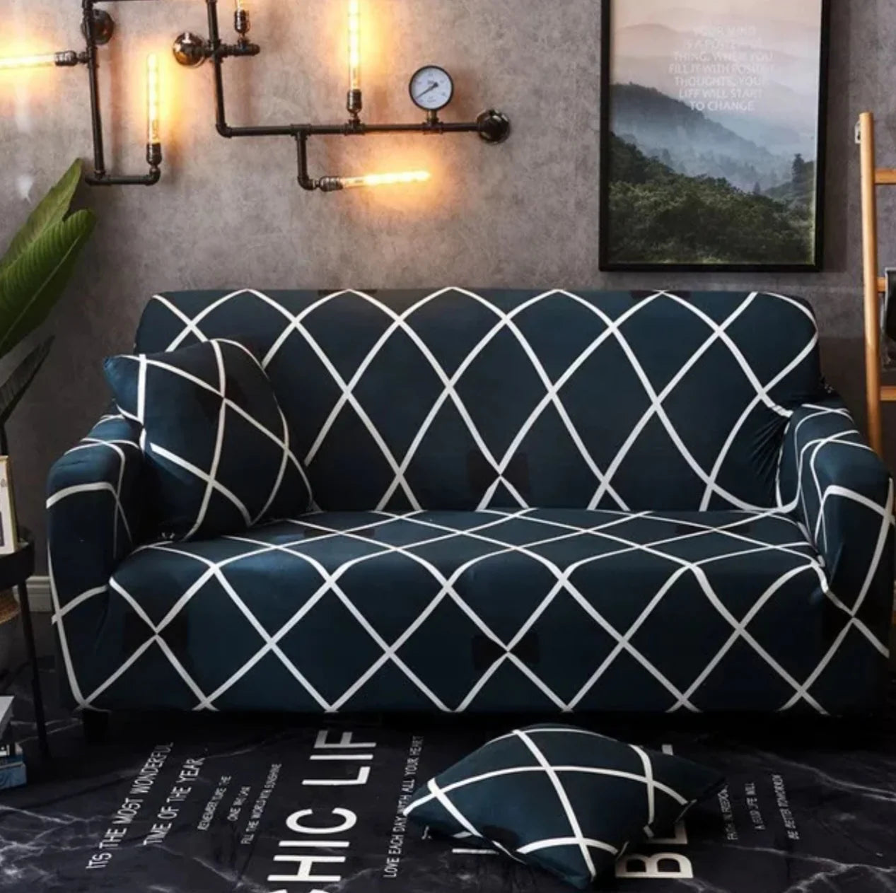 Elastische Sofa Bezüge glatte Oberfläche, wasserabweisend verschiedene Musterungen