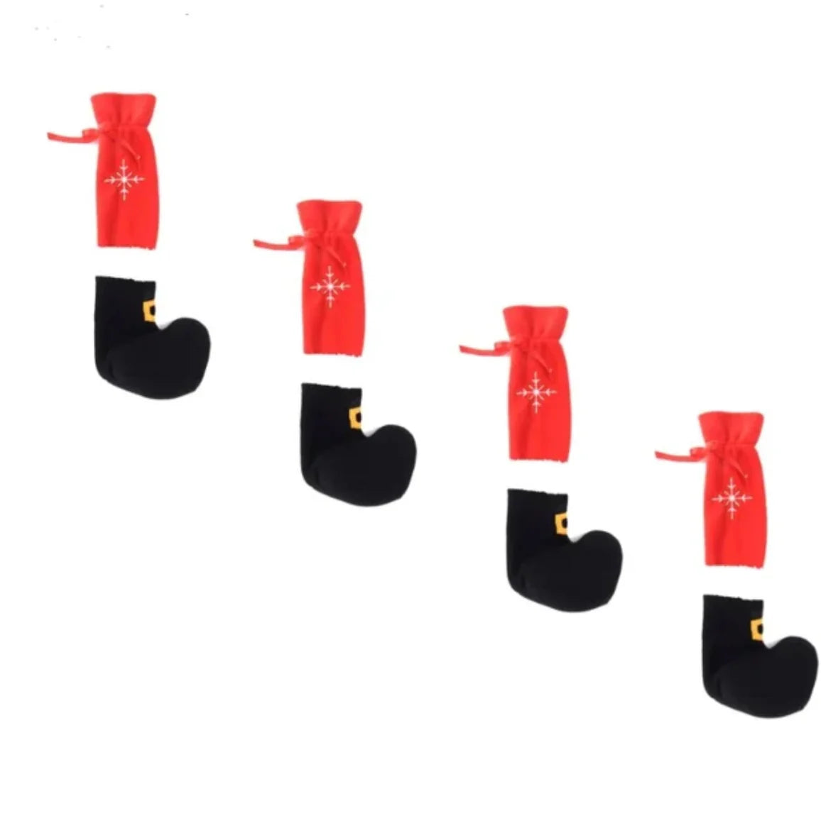 Stuhl und Tischbein Socken Kratzschutz Unifarbe 4er Set Weihnachten