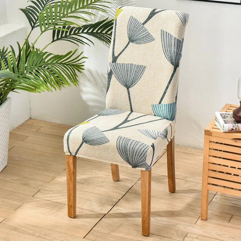 NEU - Elastische Stuhlhussen für alle gängigen Stuhlformen Blumen, Vögel uvm. - NEU