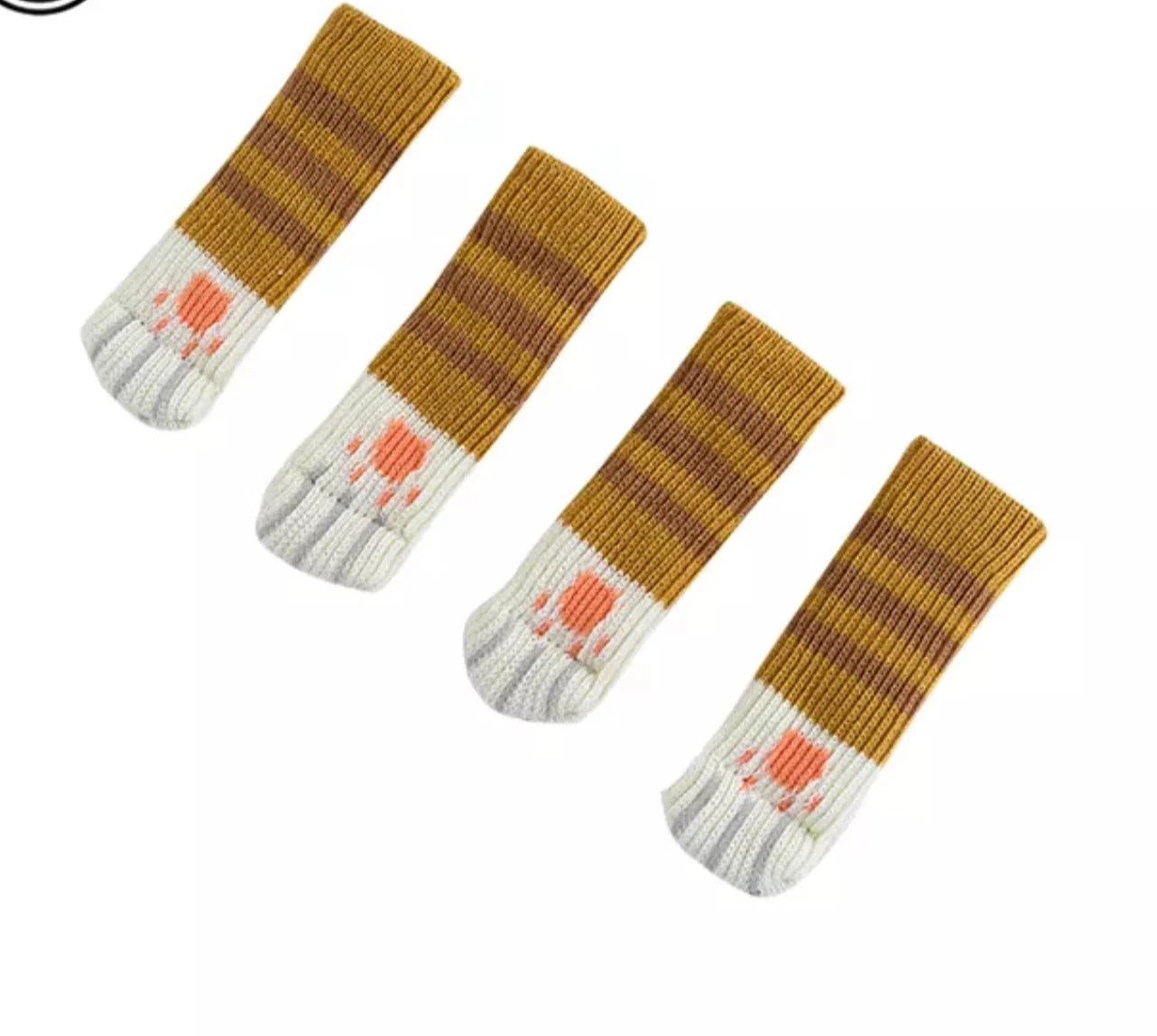 Stuhl und Tischbein Socken Kratzschutz Unifarbe 4er Set